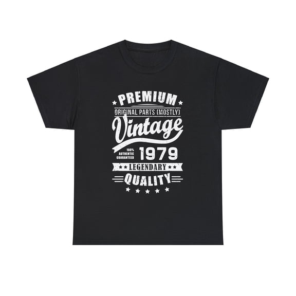 Vintage 1979 T Shirts for Men Retro Funny 1979 Birthday Men Shirts Big and Tall Plus Size