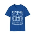 thumbnail image 1 of Vintage 1979 TShirt Men Limited Edition BDay 1979 Birthday Mens Shirts, 1 of 4