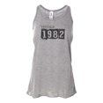 thumbnail image 1 of "Vintage 1980, 40th Birthday, Born In 1980, Soft Bella Canvas, Sublimation, 40 Years Old, 40 Tank, Gift For Her, Racerback, Birthday Gift, Athletic Grey, MEDIUM", 1 of 1