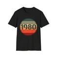 thumbnail image 1 of Vintage 1980 Birthday Shirts for Men Funny 1980 Birthday Mens Shirts, 1 of 4