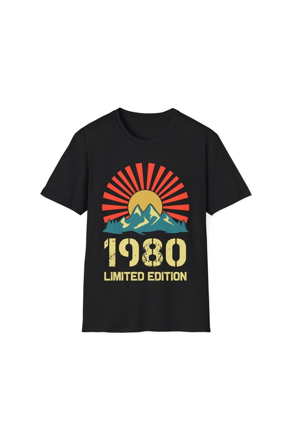 Vintage 1980 Limited Edition 1980 Birthday Shirts for Men Mens Tshirts