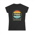 thumbnail image 1 of Vintage 1980 Limited Edition 1980 Birthday Shirts for Women Women Shirts, 1 of 4