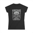 thumbnail image 1 of Vintage 1980 T Shirts for Women Retro Funny 1980 Birthday Womens Shirts, 1 of 4