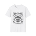 thumbnail image 1 of Vintage 1980 TShirt Men Limited Edition BDay 1980 Birthday Mens T Shirt, 1 of 4