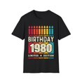 thumbnail image 1 of Vintage 1980 TShirt Men Limited Edition BDay 1980 Birthday Mens Tshirts, 1 of 4