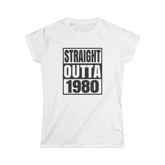 Vintage 1980 TShirt Women Limited Edition BDay 1980 Birthday Womens Shirts
