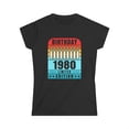 thumbnail image 1 of Vintage 1980 TShirt Women Limited Edition BDay 1980 Birthday Womens T Shirt, 1 of 4