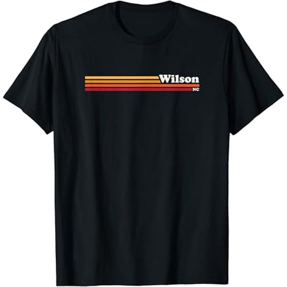 Vintage 1980s Graphic Style Wilson North Carolina T-Shirt