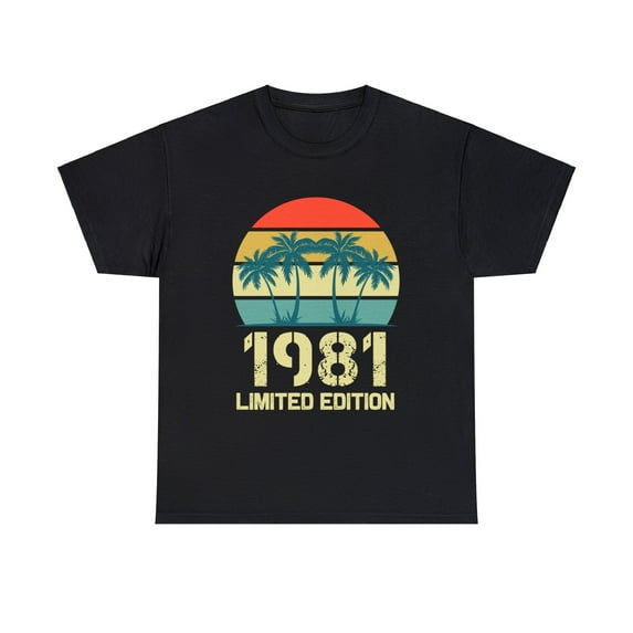 Vintage 1981 Birthday Shirts for Men Funny 1981 Birthday Mens Tshirts for Men Big and Tall