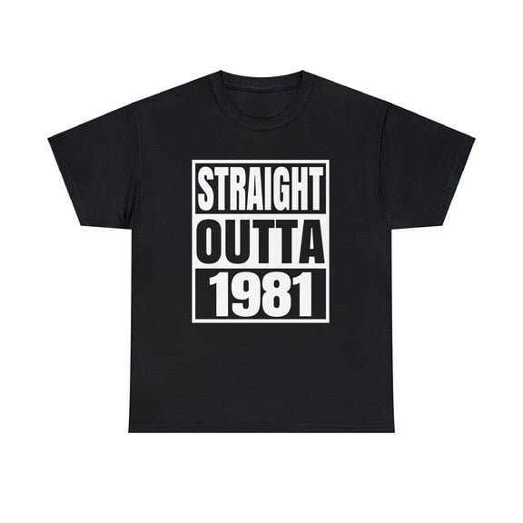 Vintage 1981 T Shirts for Men Retro Funny 1981 Birthday Men Shirts Big and Tall Plus Size