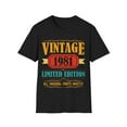 thumbnail image 1 of Vintage 1981 T Shirts for Men Retro Funny 1981 Birthday Mens Tshirts, 1 of 4
