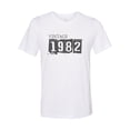 thumbnail image 1 of "Vintage 1982, 1982 Shirt, Unisex, Born In 1982, Soft Bella Canvas, Sublimation, 1982, 1982 Tee, Gift For Her, Birthday Gift, Birthday Shirt, White, SMALL", 1 of 1