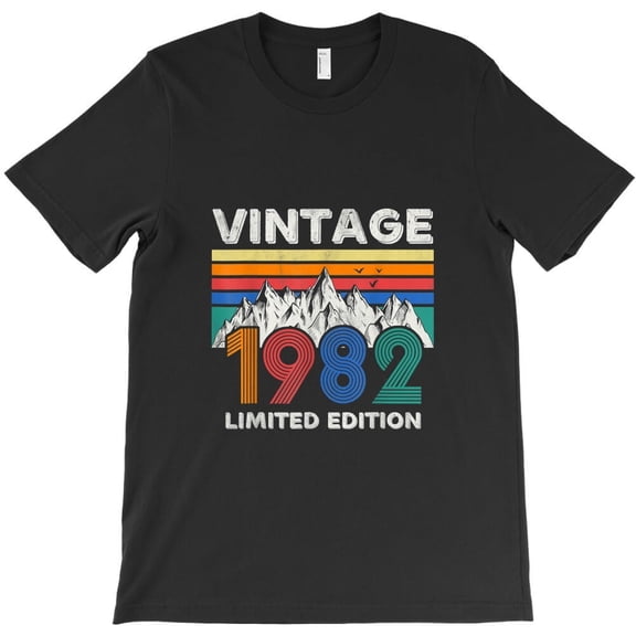 Vintage 1982 40th Birthday 40 Years Old Gift Men Women Themed Themed H37678 Unisex T-Shirt, Up to 5XL Available
