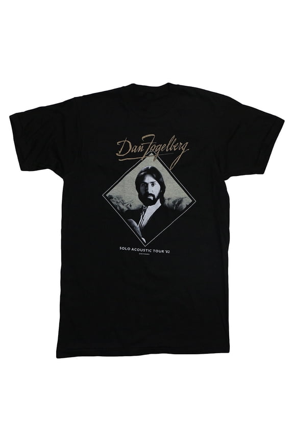 Vintage 1982 Dan Fogelberg Solo Acoustic Tour Shirt Black Unisex S-4XL NE1096