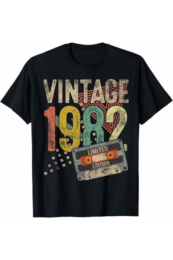 Vintage 1982 Edition 39 Year Old Gift 39th Birthday T-Shirt