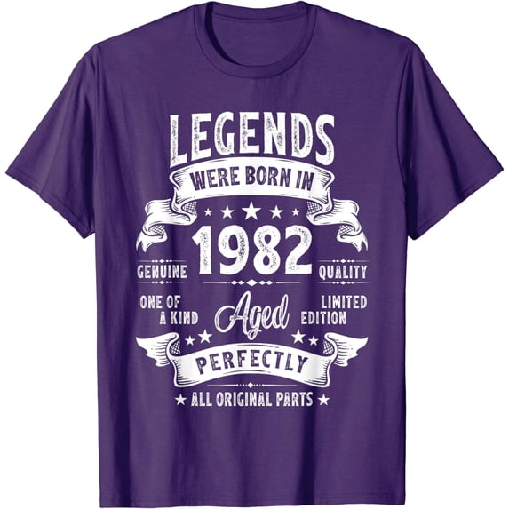 Vintage 1982 Limited Edition 42 Year Old Gifts 42nd Birthday T-Shirt