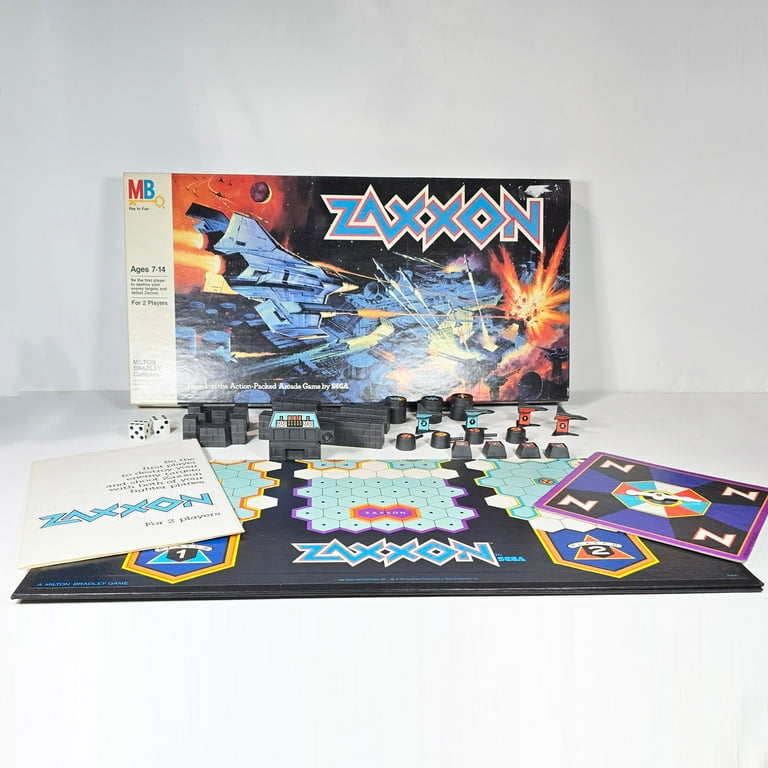 Vintage 1982 Sega Zaxxon Board Game Milton Bradley - Walmart.com