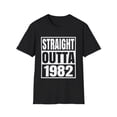 thumbnail image 1 of Vintage 1982 T Shirts for Men Retro Funny 1982 Birthday Men Shirts, 1 of 4