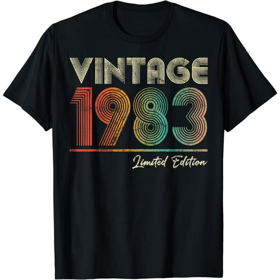 Vintage 1983 41 Year Old 41st Birthday Gift for Men Women T-Shirt