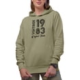 thumbnail image 1 of Vintage 1983 Original Parts, Dad or Mom's Birthday, 80s B-day Celebrant, Sand Hooded Sweatshirt or Hoodie, XL, 1 of 5