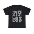 thumbnail image 1 of Vintage 1983 T Shirts for Men Retro Funny 1983 Birthday Big and Tall Shirts for Men Plus Size, 1 of 4