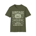 thumbnail image 1 of Vintage 1983 T Shirts for Men Retro Funny 1983 Birthday Mens Tshirts, 1 of 4