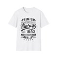 thumbnail image 1 of Vintage 1983 T Shirts for Men Retro Funny 1983 Birthday Mens Tshirts, 1 of 4