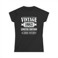 thumbnail image 1 of Vintage 1983 TShirt Women Limited Edition BDay 1983 Birthday Womens T Shirts, 1 of 4