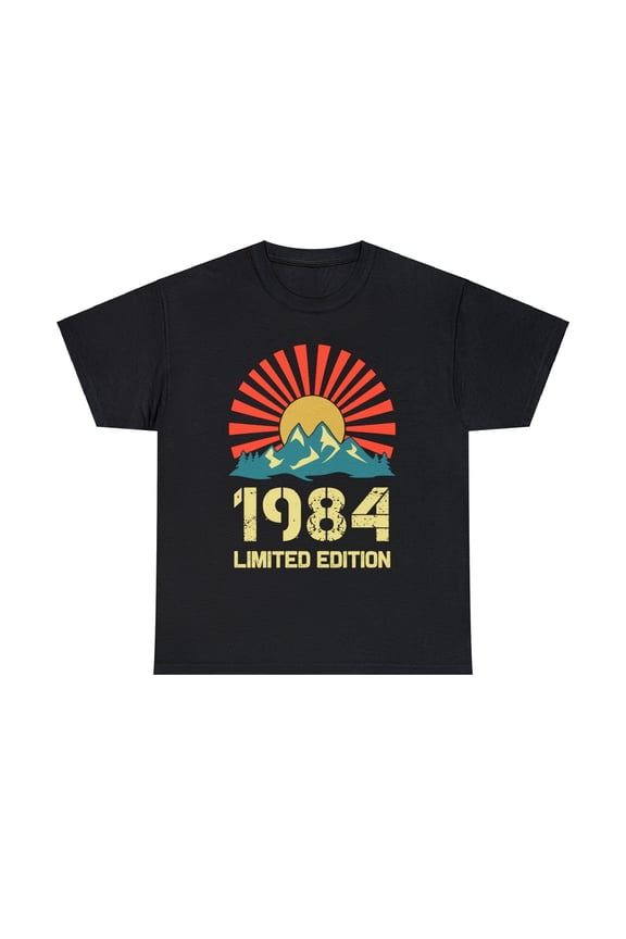 Vintage 1984 Limited Edition 1984 Birthday Shirts for Men Mens Shirt Plus Size Big and Tall