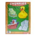 thumbnail image 1 of Vintage 1984 Sharin Chunkies Tray Puzzle "Things For My Bath" 4pc Ages 1-1/2 to 4, 1 of 1