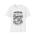 thumbnail image 1 of Vintage 1984 T Shirts for Men Retro Funny 1984 Birthday Mens Shirt, 1 of 4
