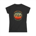 thumbnail image 1 of Vintage 1984 T Shirts for Women Retro Funny 1984 Birthday Shirts for Women, 1 of 4