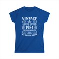 thumbnail image 1 of Vintage 1984 TShirt Women Limited Edition BDay 1984 Birthday Womens T Shirts, 1 of 4