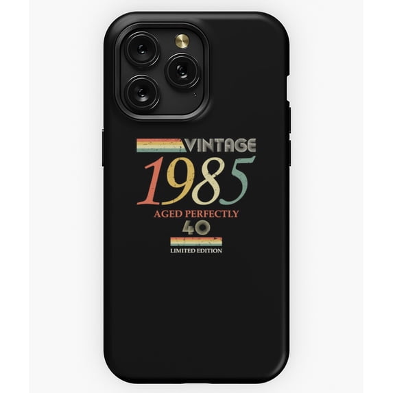 Vintage 1985 40th Birthday Aged Gift G7687 Phone Case for iPhone17 16 15 14 13 12 11 Pro Max