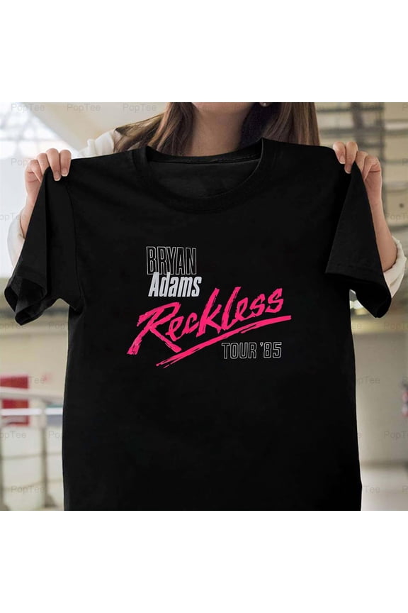 Vintage 1985 Bryan Adams Reckless Tour Rock Music T-Shirt Unisex, up to 5XL