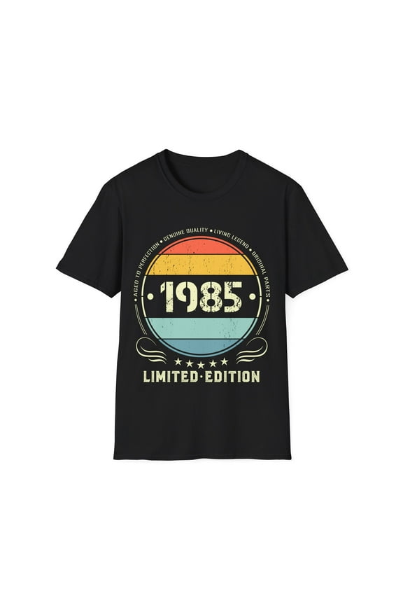 Vintage 1985 Limited Edition 1985 Birthday Shirts for Men Mens Tshirts
