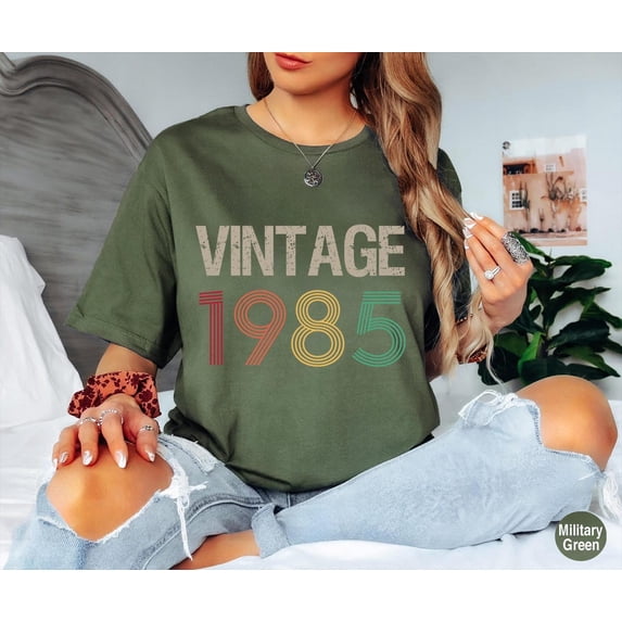 Vintage 1985 Shirt, Birthday Men, Birthday Best Friend Shirt, Eighties Shirt, Birthday , Born in 1985, 1985 Birthday Sweatshirt Sweatshirt All Size S-5XL