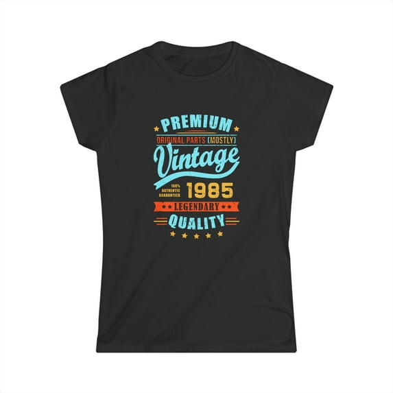 Vintage 1985 TShirt Women Limited Edition BDay 1985 Birthday Womens Shirt