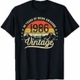 thumbnail image 1 of Vintage 1986 40 Years Old 40th Birthday T-Shirt, 1 of 2
