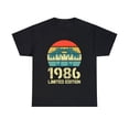 thumbnail image 1 of Vintage 1986 Birthday Shirts for Men Funny 1986 Birthday Men Shirts Big and Tall Plus Size, 1 of 4