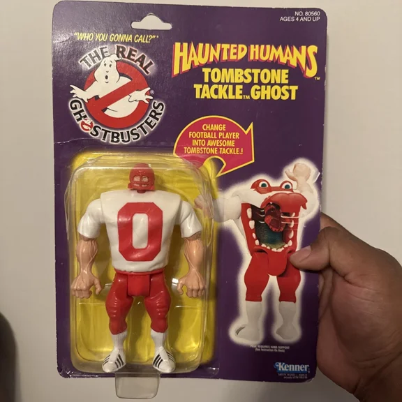Vintage 1986 Kenner The Real Ghostbusters TOMBSTONE TACKLE GHOST - NEW