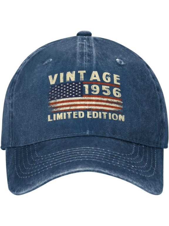 Vintage 1986 Limited Edition Hats Gifts for Dad Mom 50 60 70 80 Bday Retro Cotton Baseball Cap