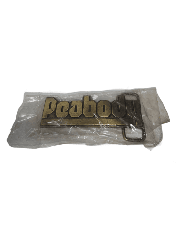 Vintage 1986 Peabody Coal Mine Company Training Award Belt Buckle