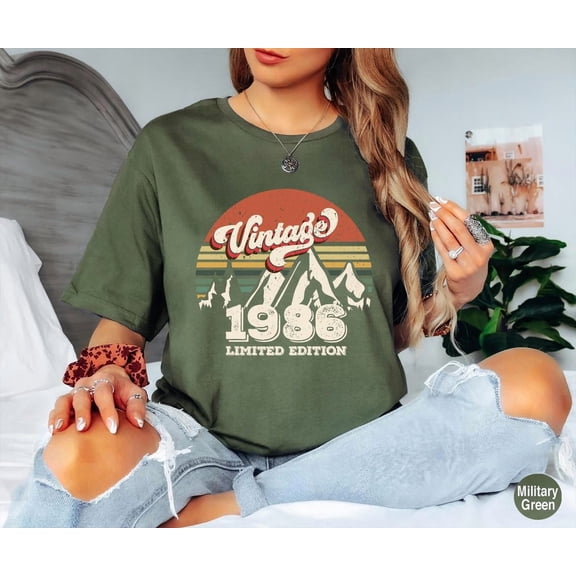 Vintage 1986 Shirt, Birthday For Men, Birthday Best Friend Shirt, Eighties Shirt, Birthday , Born In 1986, 1986 Birthday Sweatshirt