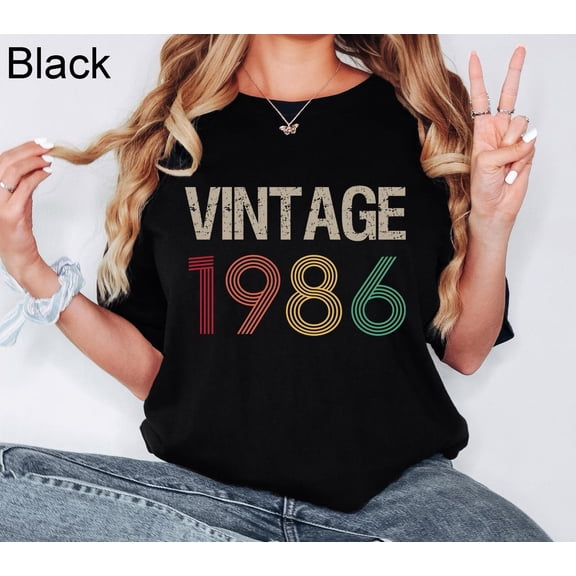 Vintage 1986 Shirt, Birthday For Men, Birthday Best Friend Shirt, Eighties Shirt, Birthday , Born In 1986, 1986 Birthday Sweatshirt