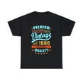 thumbnail image 1 of Vintage 1986 TShirt Men Limited Edition BDay 1986 Birthday Mens Shirt Plus Size Big and Tall, 1 of 4