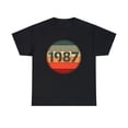 thumbnail image 1 of Vintage 1987 Birthday Shirts for Men Funny 1987 Birthday Big and Tall Shirts for Men Plus Size, 1 of 4