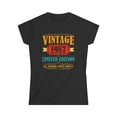 thumbnail image 1 of Vintage 1987 T Shirts for Women Retro Funny 1987 Birthday Women Tops, 1 of 4