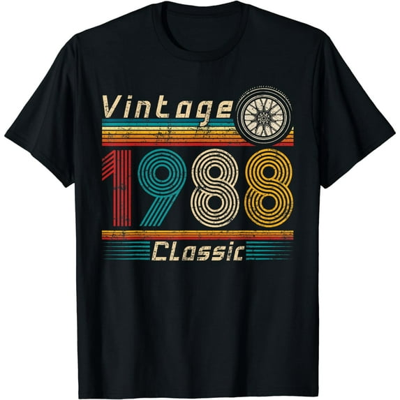 Vintage 1988 36th Birthday Retro Limited Edition Men Women T-Shirt