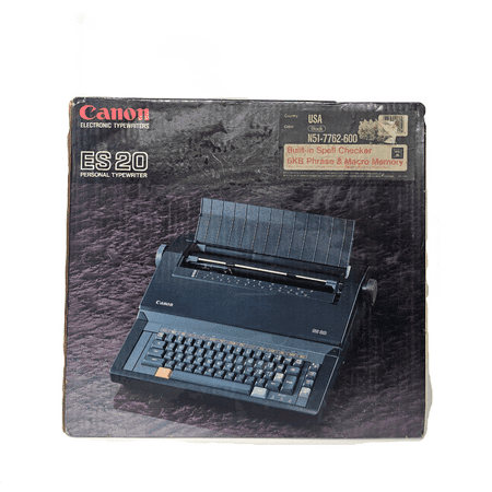 Vintage 1988 Canon ES20 Electronic Typewriter